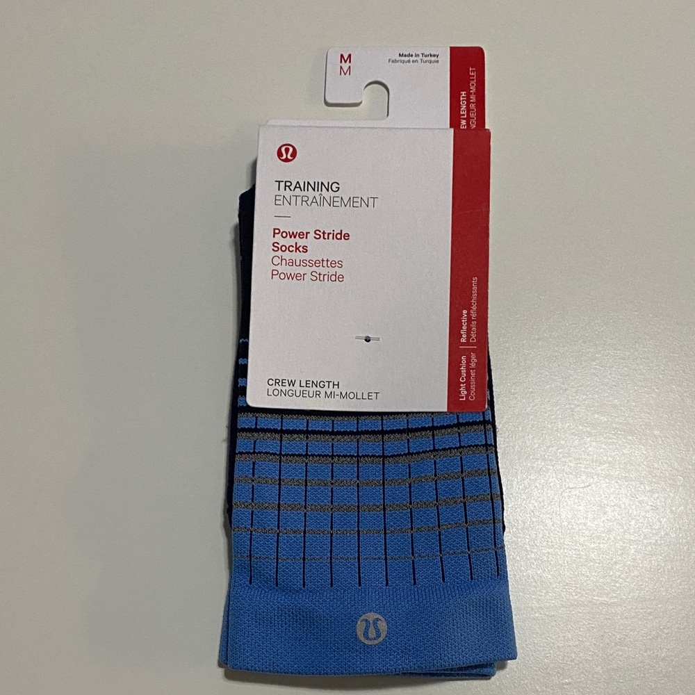 Lululemon Power Stride Socks - Crew Length - NWT